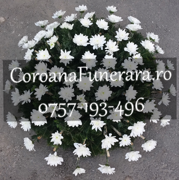 coroana rotunda crizanteme