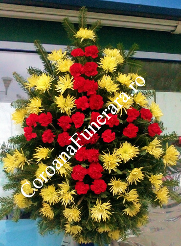 coroane funerare garoafe crizanteme
